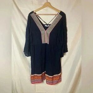 White Mark Elegant Black Dress